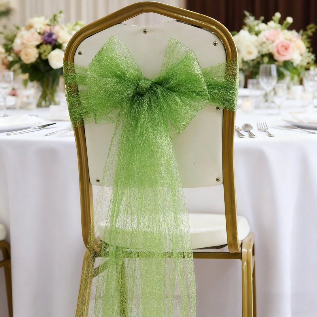 Nœud de Chaise Léger Pour Mariage Glamour