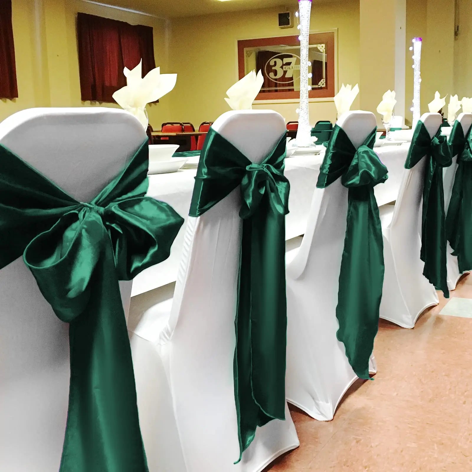 Nœud de Chaise Mariage Vert Emeraude