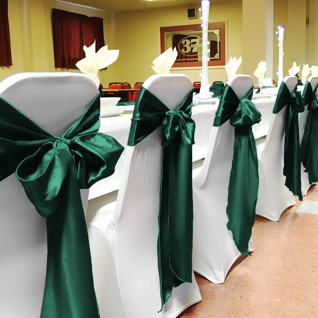 Nœud de Chaise Mariage Vert Emeraude