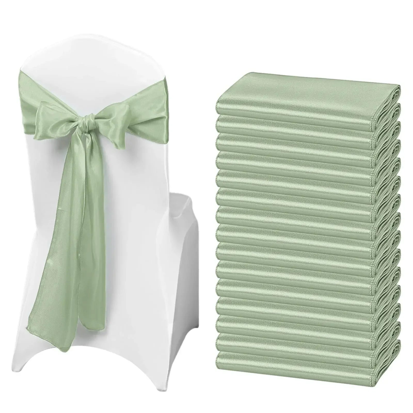 Nœud de Chaise Vert Sauge Unique