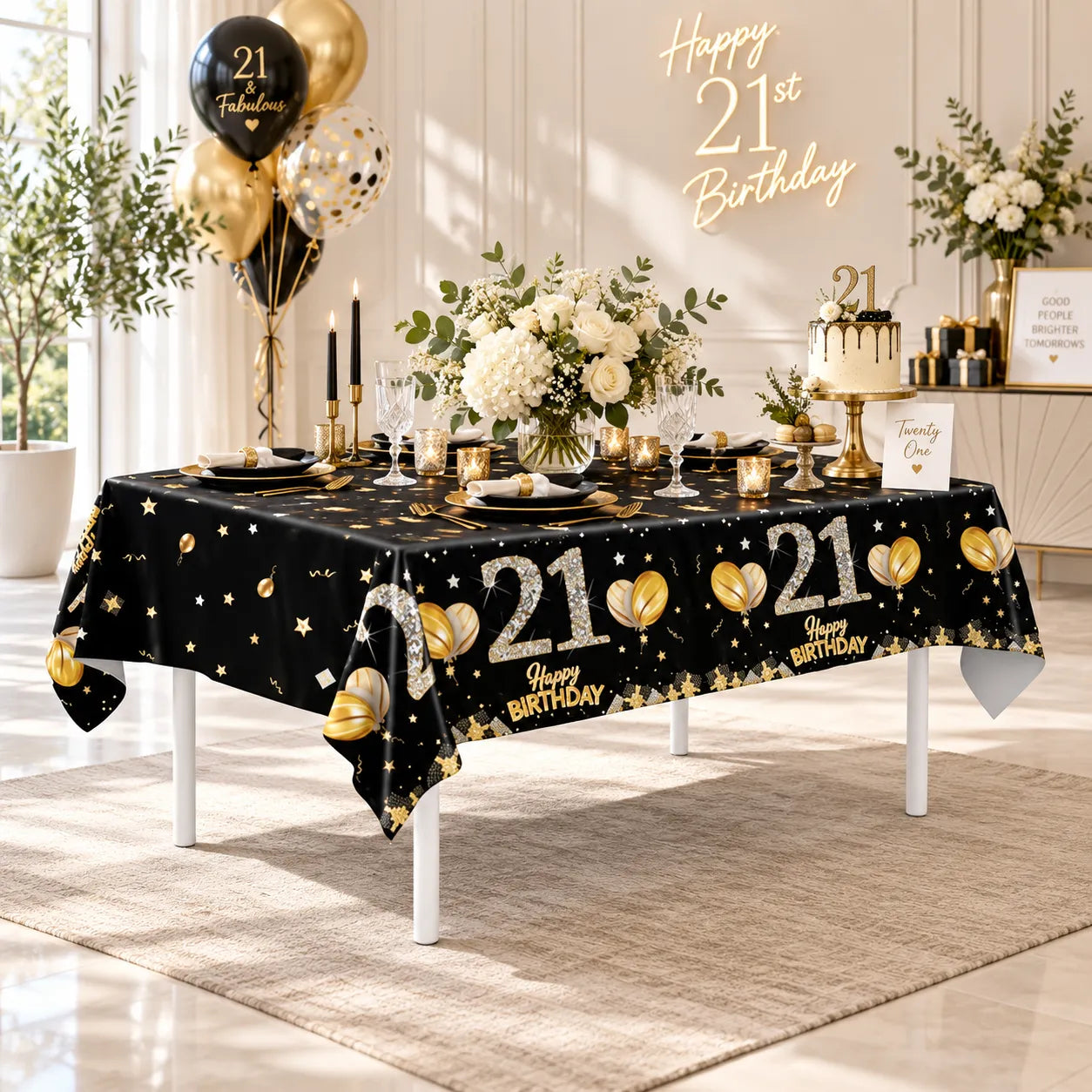 Nappe Anniversaire 21 ans