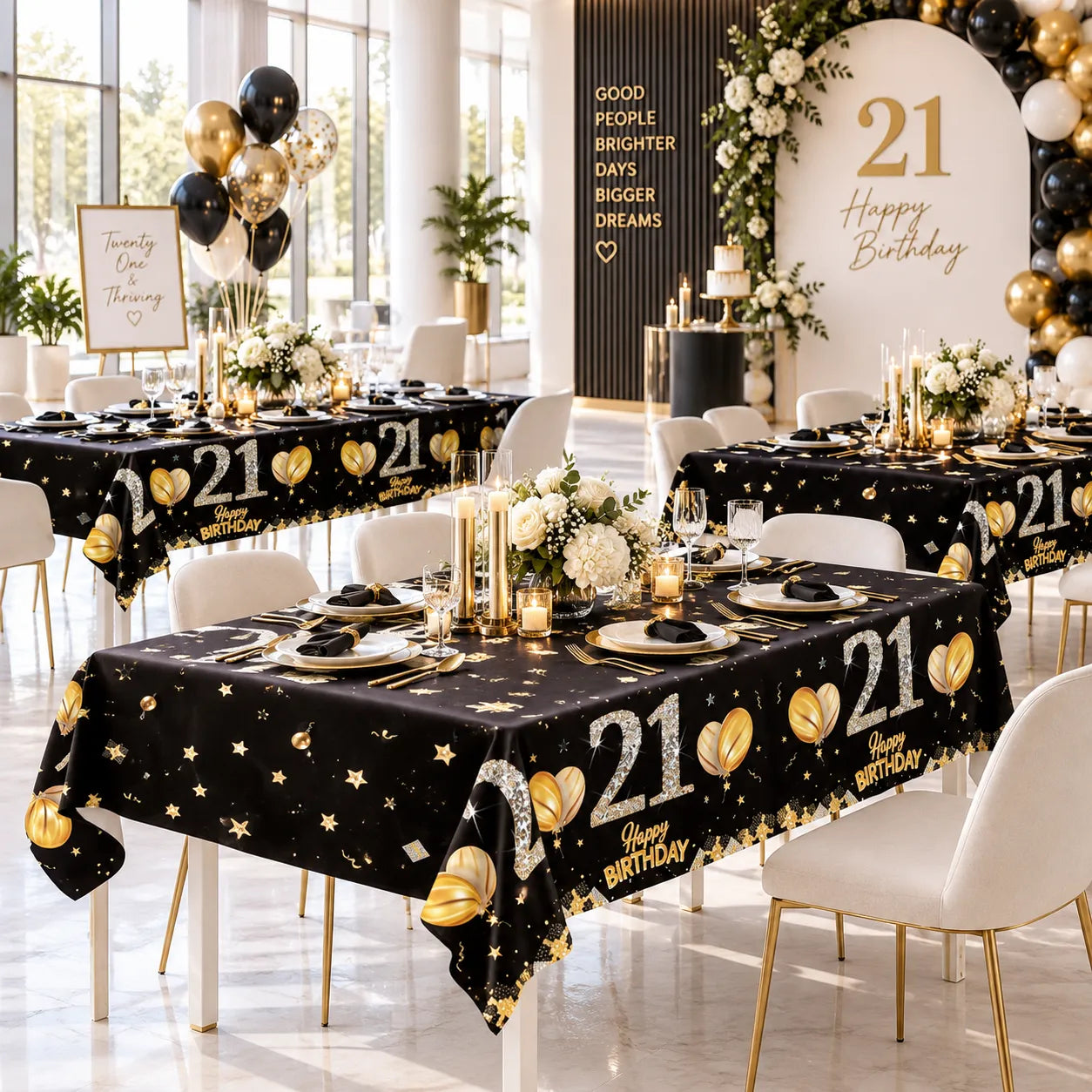 Nappe Anniversaire 21 ans Classe