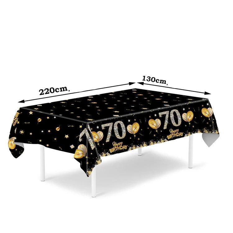 Nappe Anniversaire 70 ans Classique