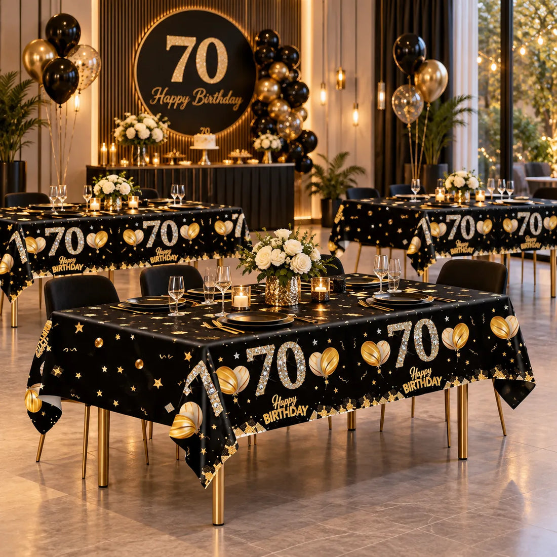 Nappe Anniversaire 70 ans Unique