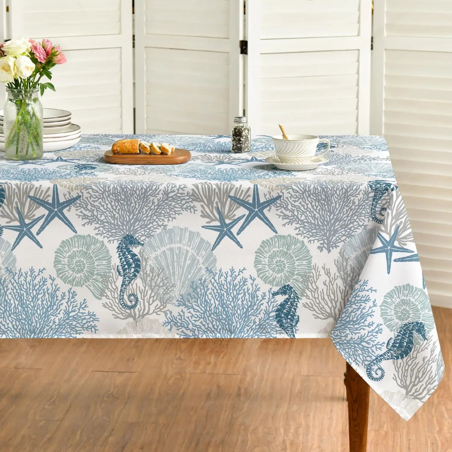 Nappe Anniversaire Océan Bleu
