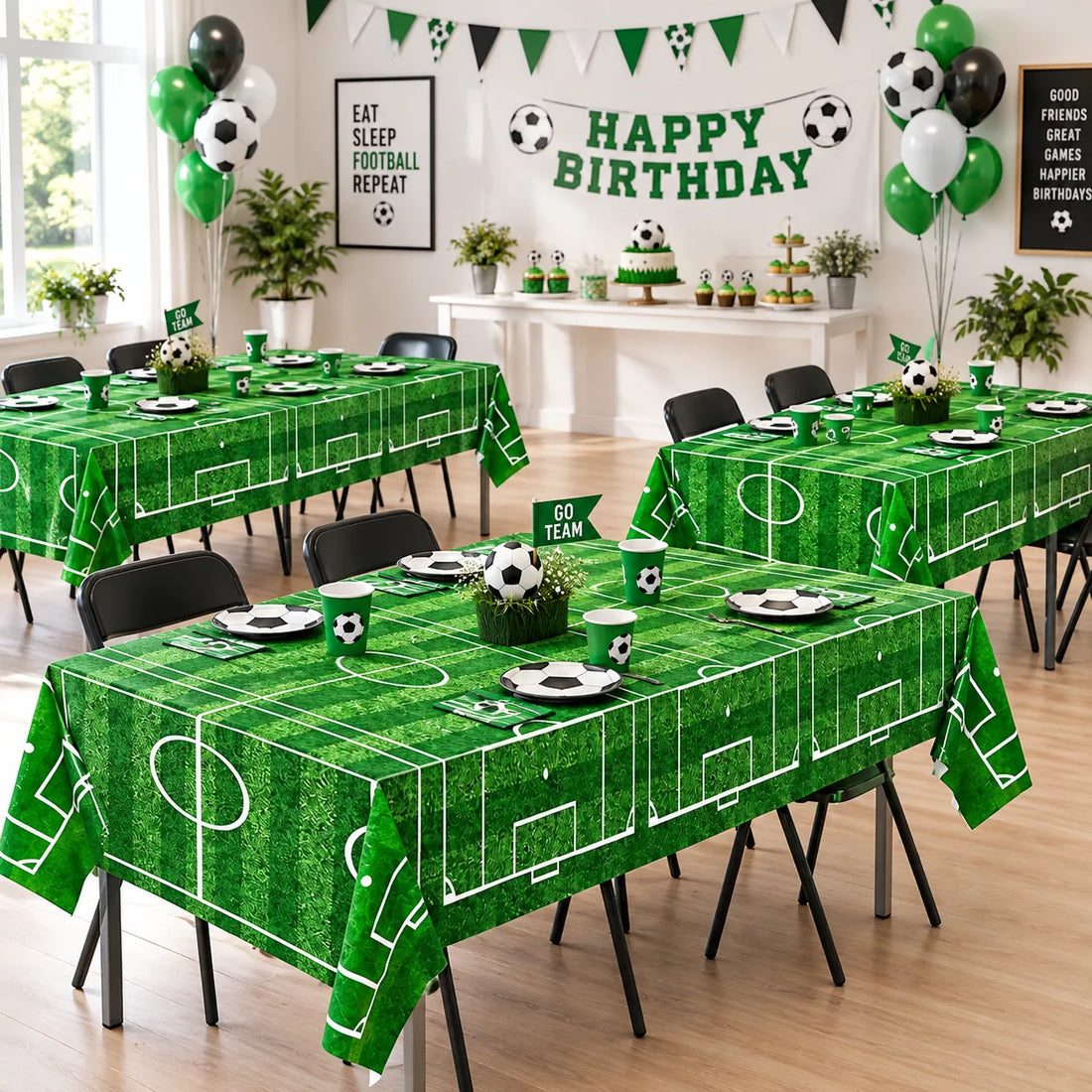 Nappe Anniversaire Thème Football Belle