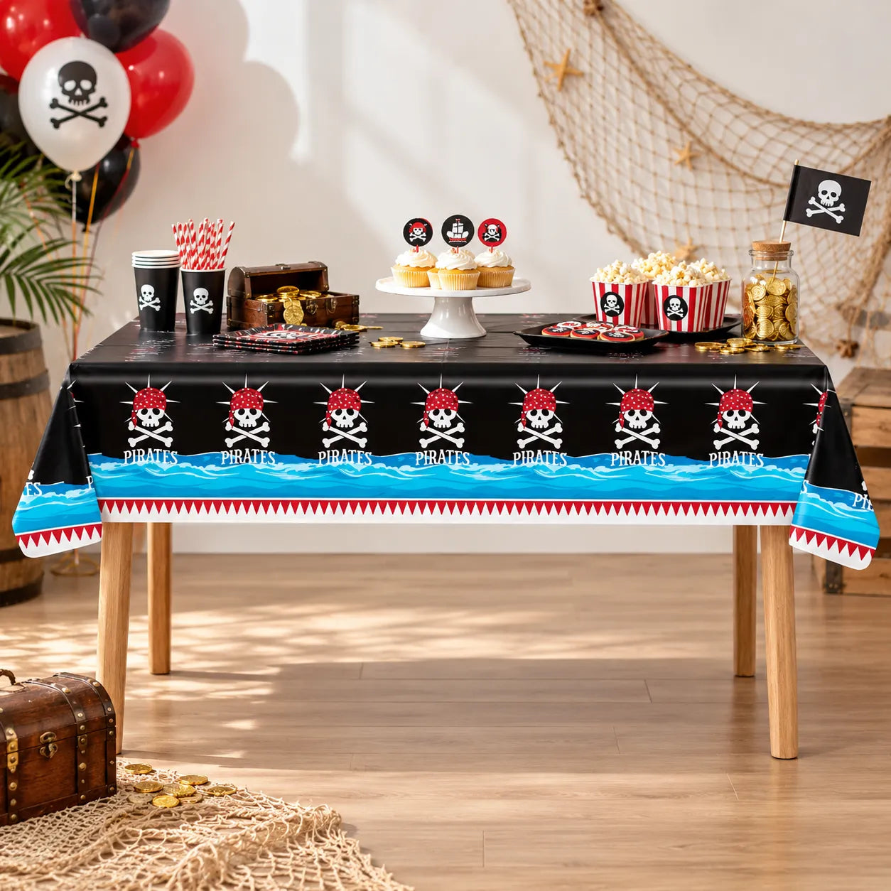 Nappe Anniversaire Thème Pirate Belle