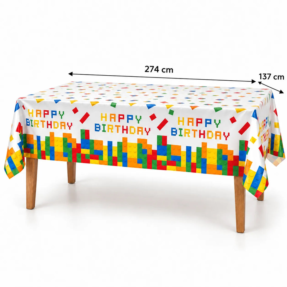 Nappe Anniversiare Blocs de Construction Mesures