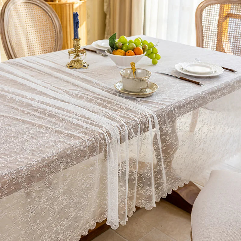 Nappe Dentelle Fleurie Originale