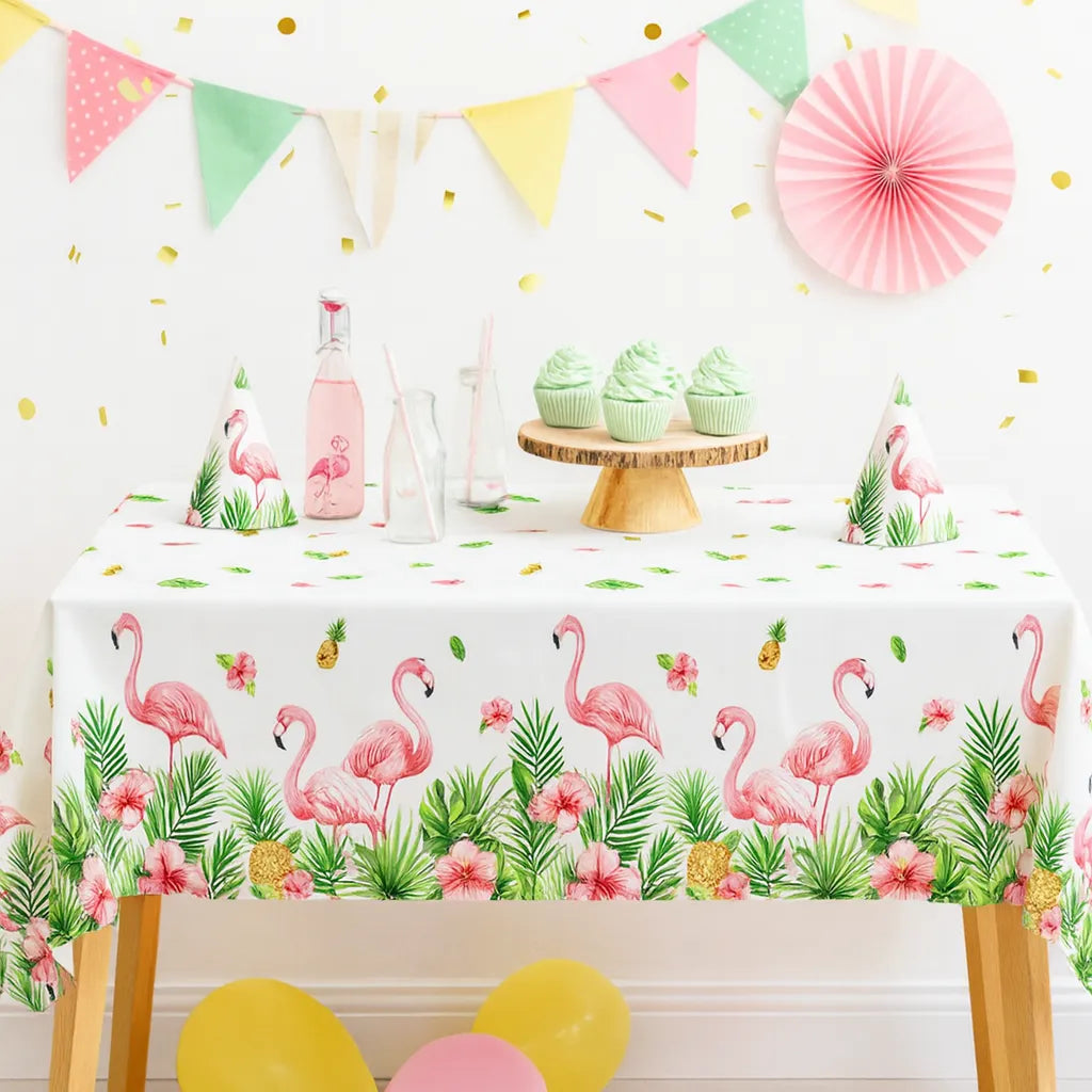 Nappe Jetable Flamant Rose