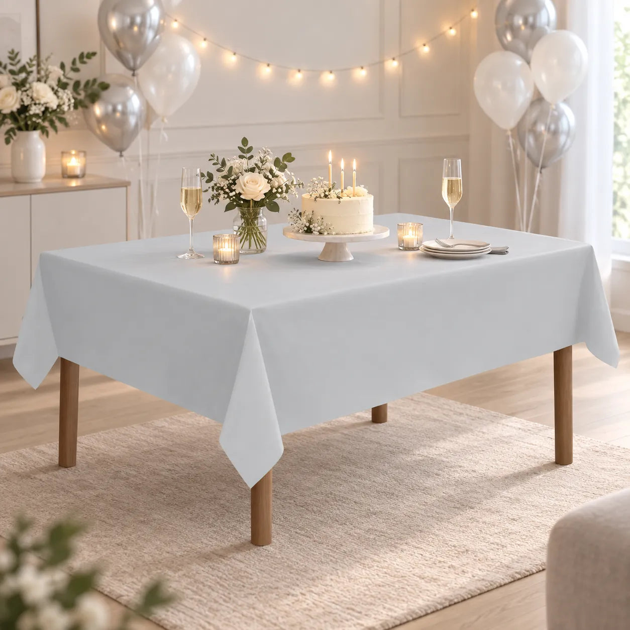 Nappe Jetable Grise Belle