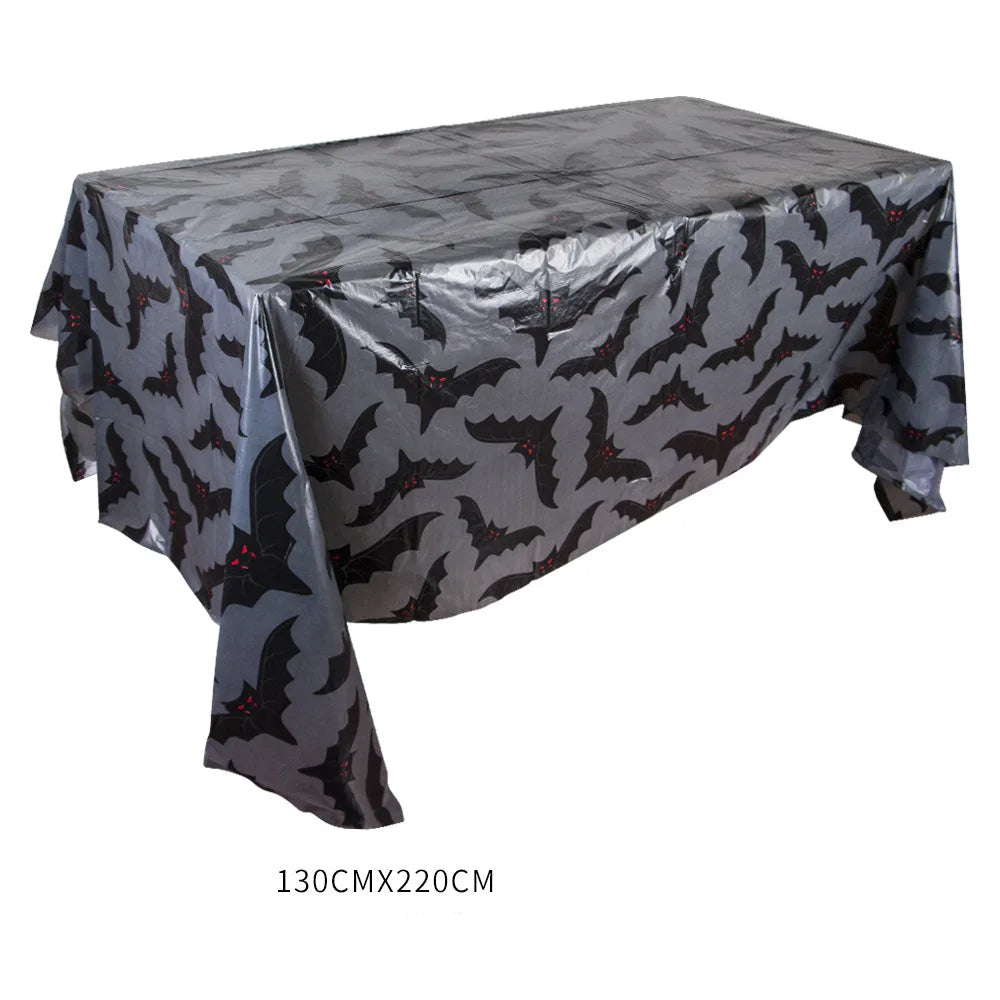 Nappe Jetable Halloween Grise Dimension