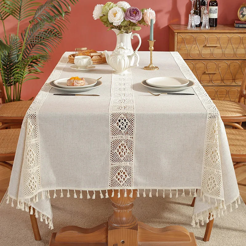 Nappe Mariage Bohème Blanche Belle