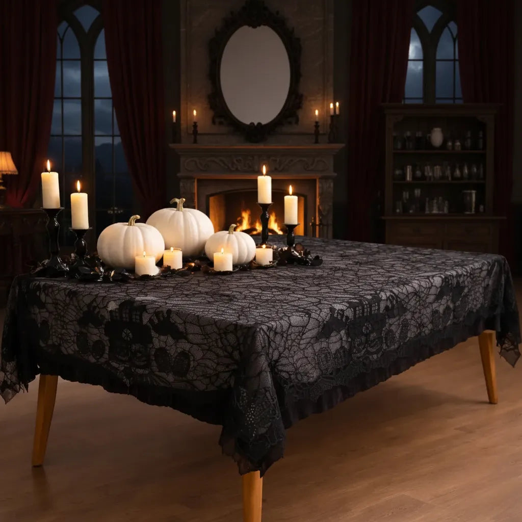 Nappe Toile d’Araignée Halloween Effrayant