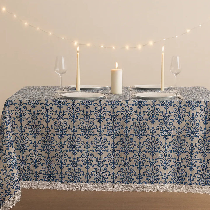 Nappe de Table à Dentelles Arabesque1