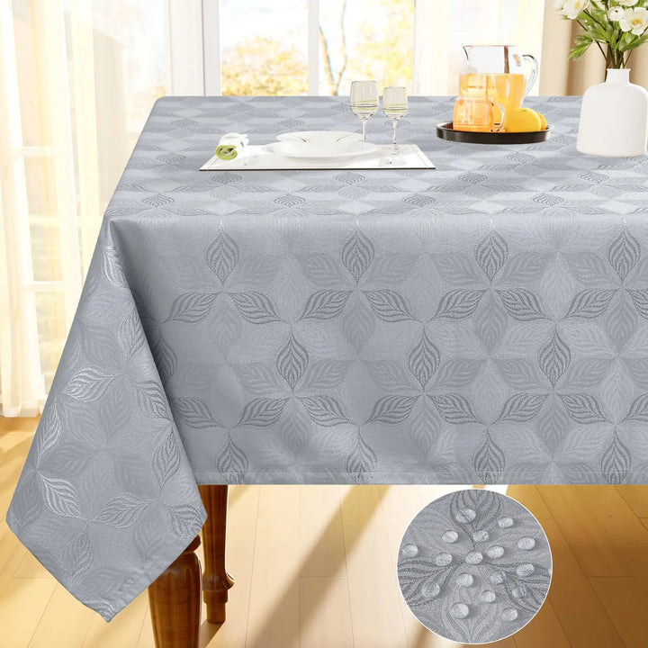 Nappe de Table Jacquard Grise