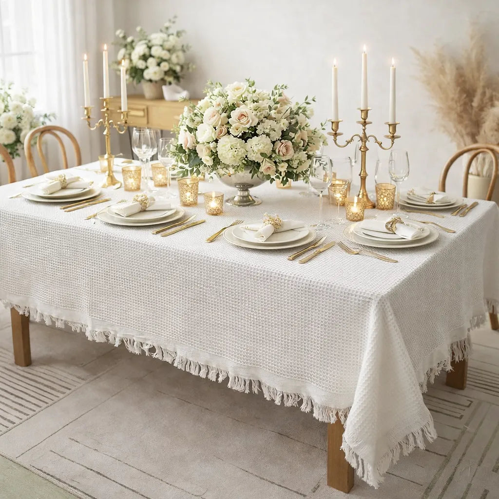 Nappe de Table Mariage Rustique