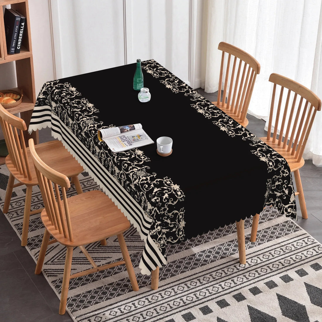 Nappe de Table Noire