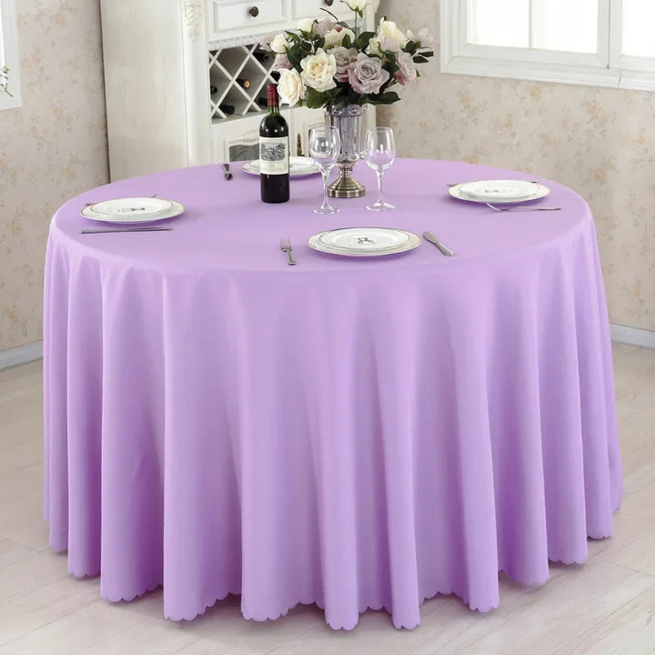 Nappe de Table Ronde Mauve