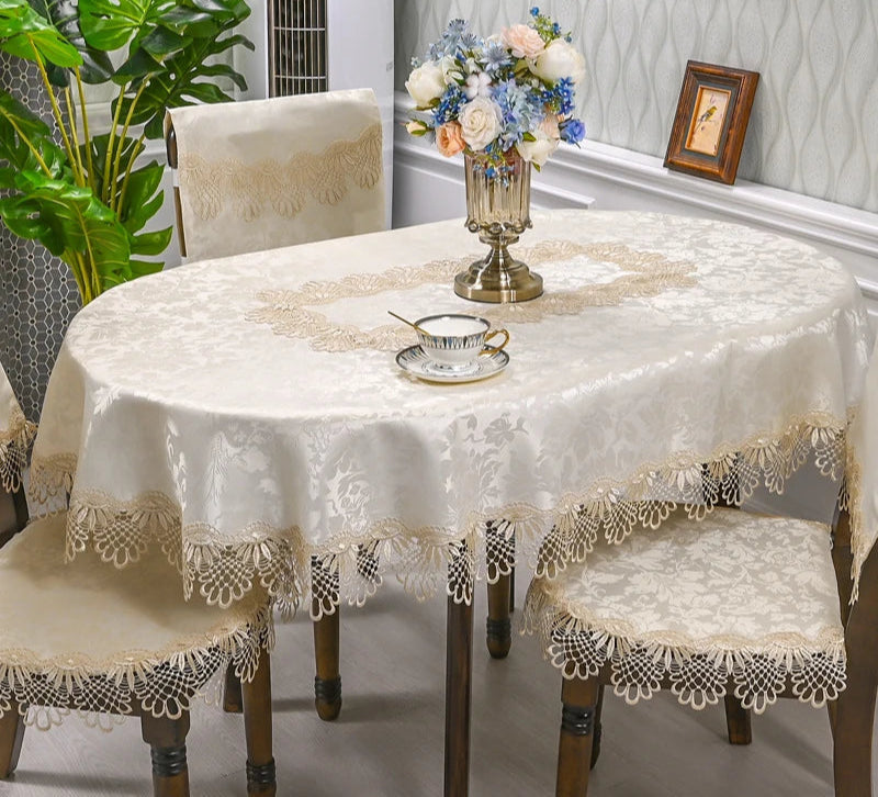 Nappe de Table de Fête Beige