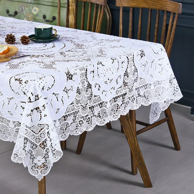 Nappe en Dentelle Classique Blanche Mariage Originale
