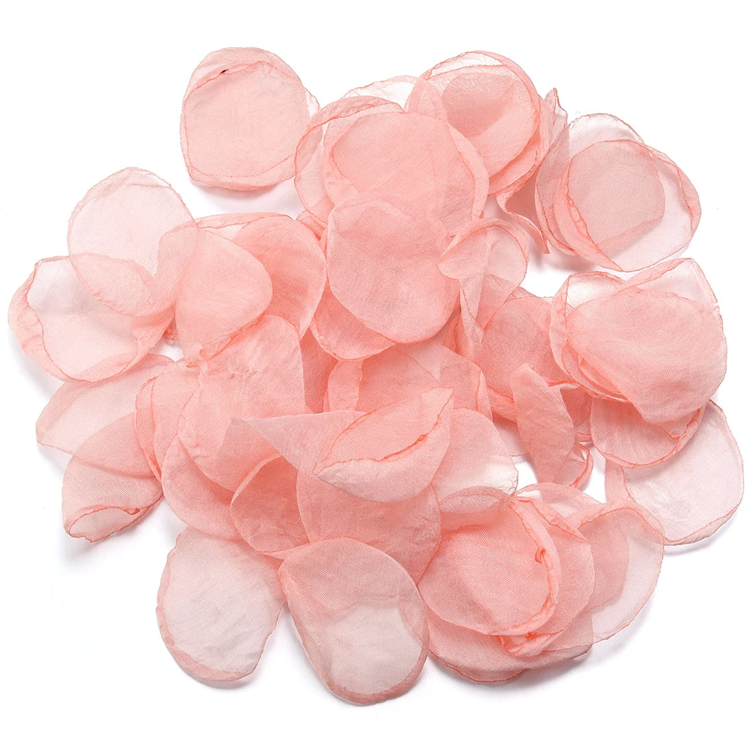Pétales Rose Pêche en Mousseline Raffiné