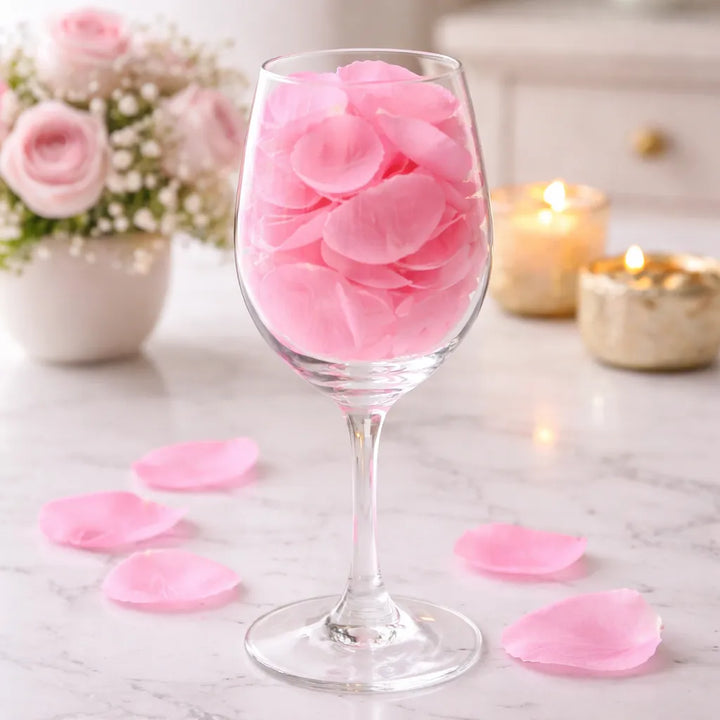 Pétales de Fleurs Artificielles Rose Clair 