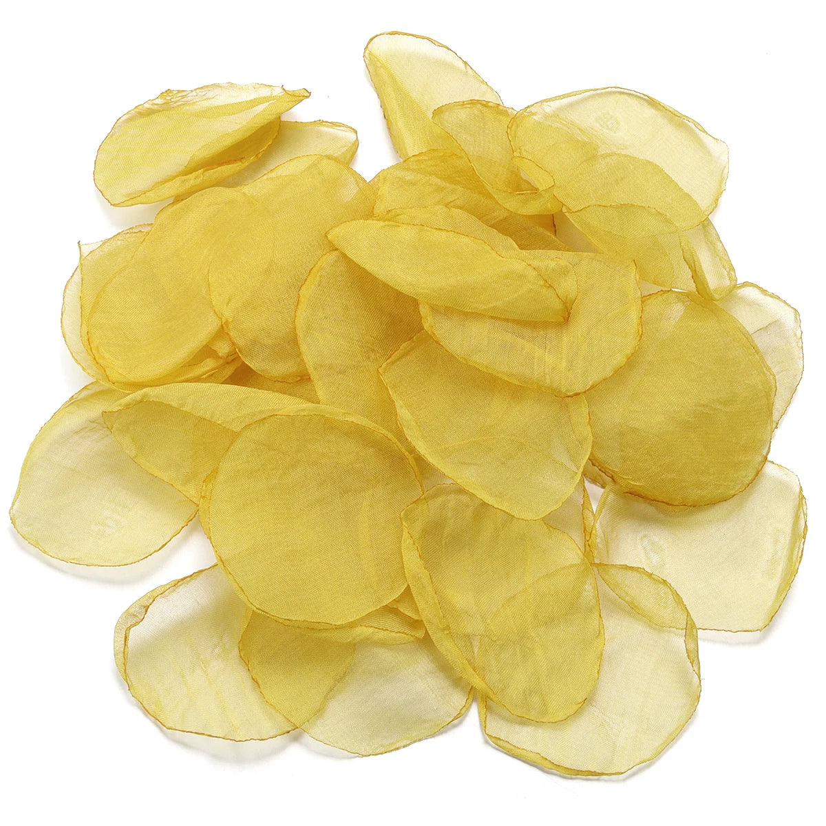 Pétales de Fleurs Artificiels Jaunes Raffiné