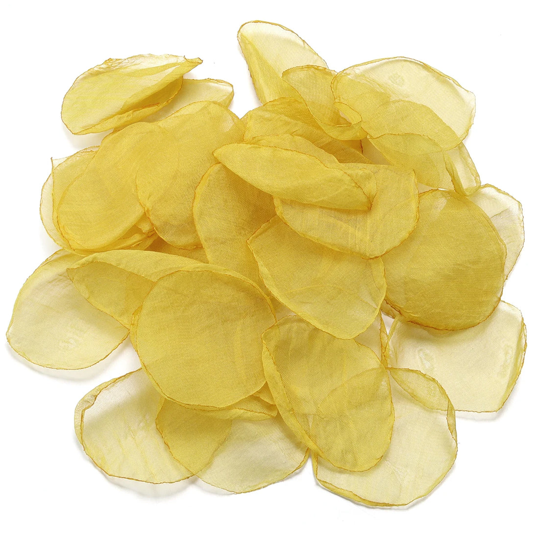 Pétales de Fleurs Artificiels Jaunes Raffiné