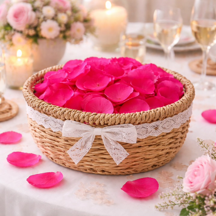 Pétales de Fleurs Mariage Fuchsia 