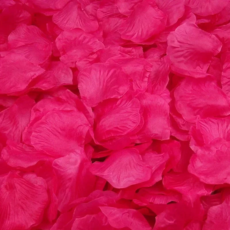 Pétales de Fleurs Mariage Fuchsia Glamour