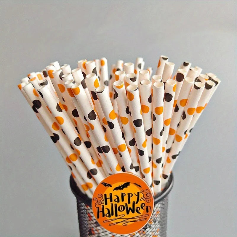 Paille Halloween à Pois Chic