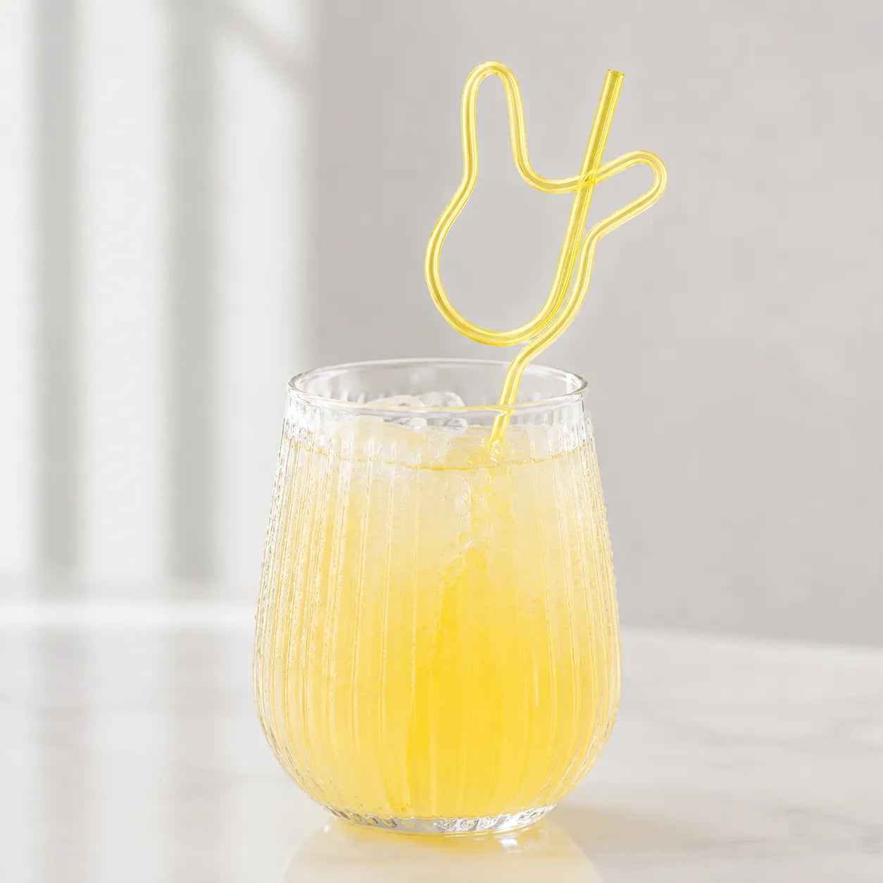 Paille en Plastique Lapin Stylée