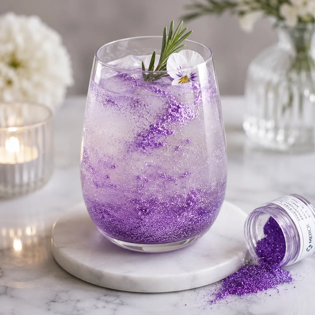 Paillettes Pour Gâteau Violet Chic