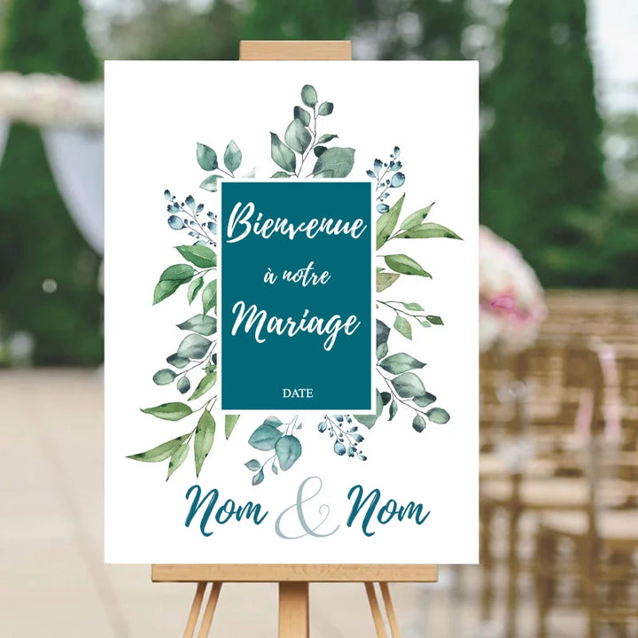 Panneau Bienvenue Mariage Champêtre