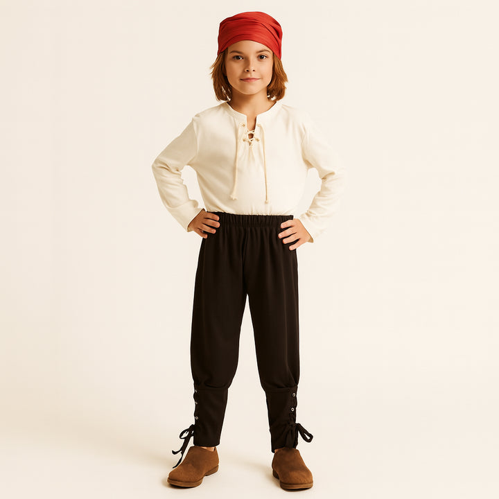 Pantalon Pirate Marron Garçon