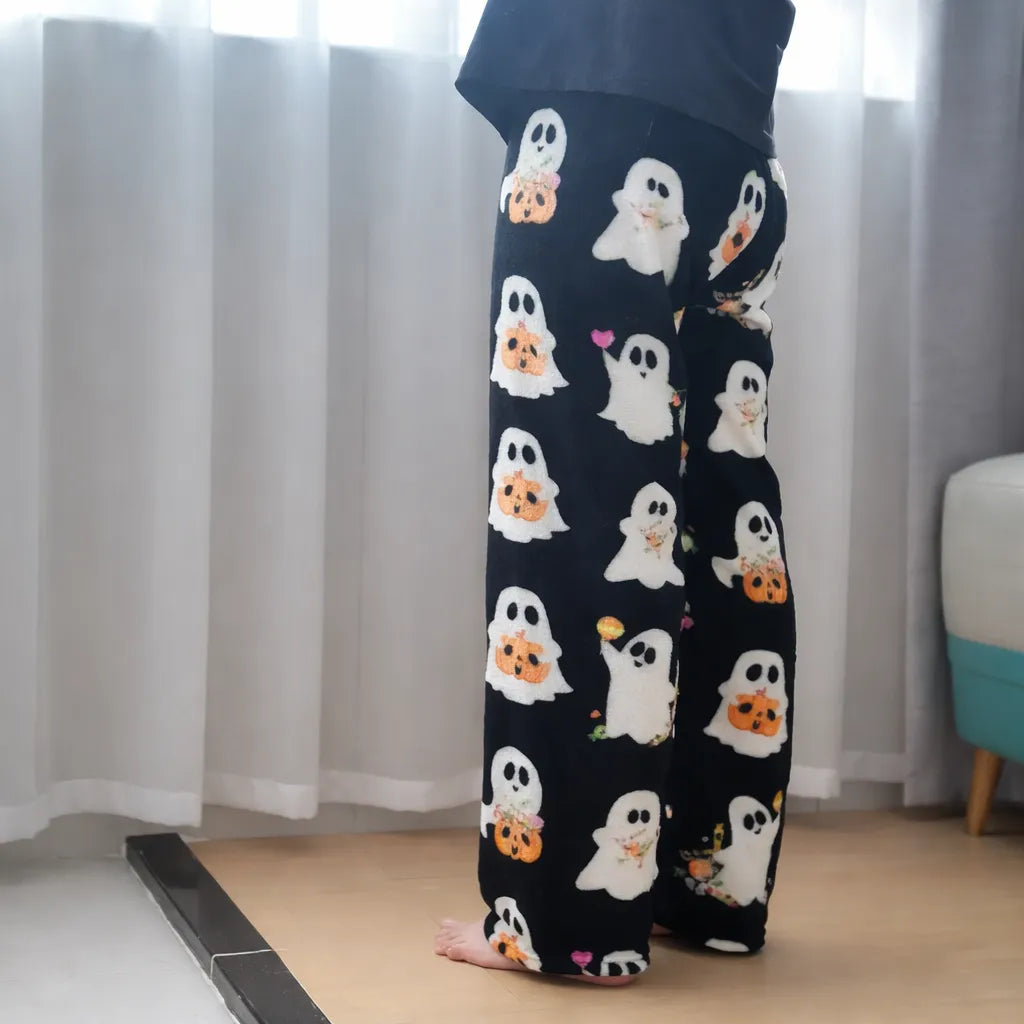Pantalon de Pyjama Fantôme Noir