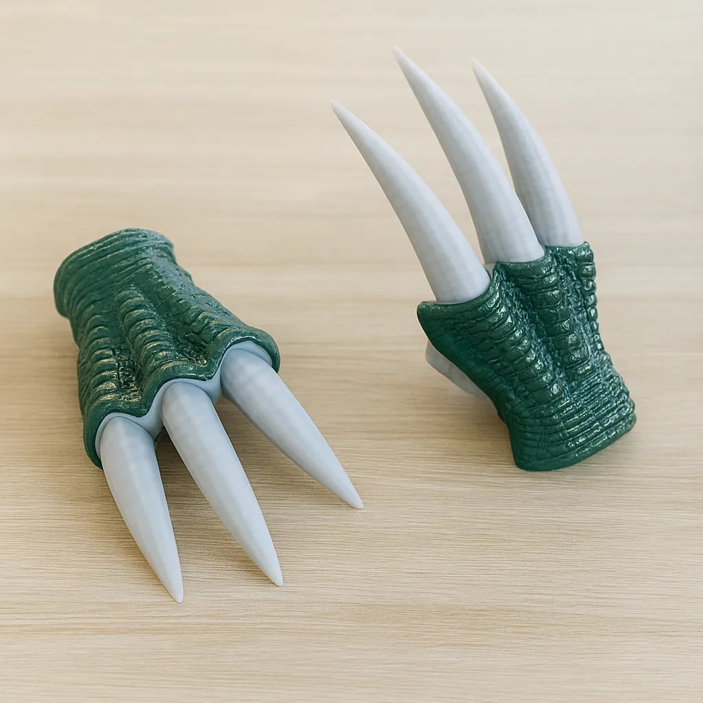 Patte de Dinosaure Vert 