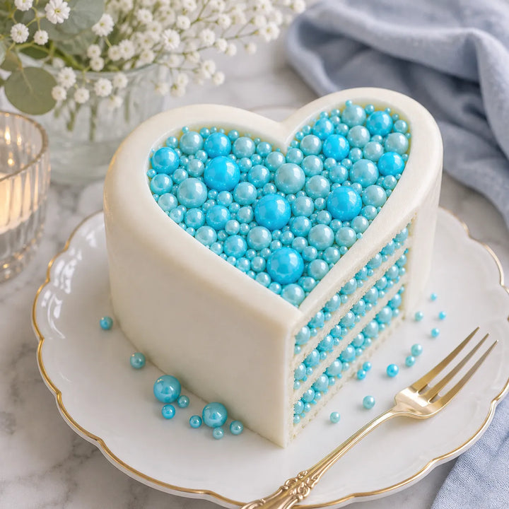 Perles Bleues Gâteau