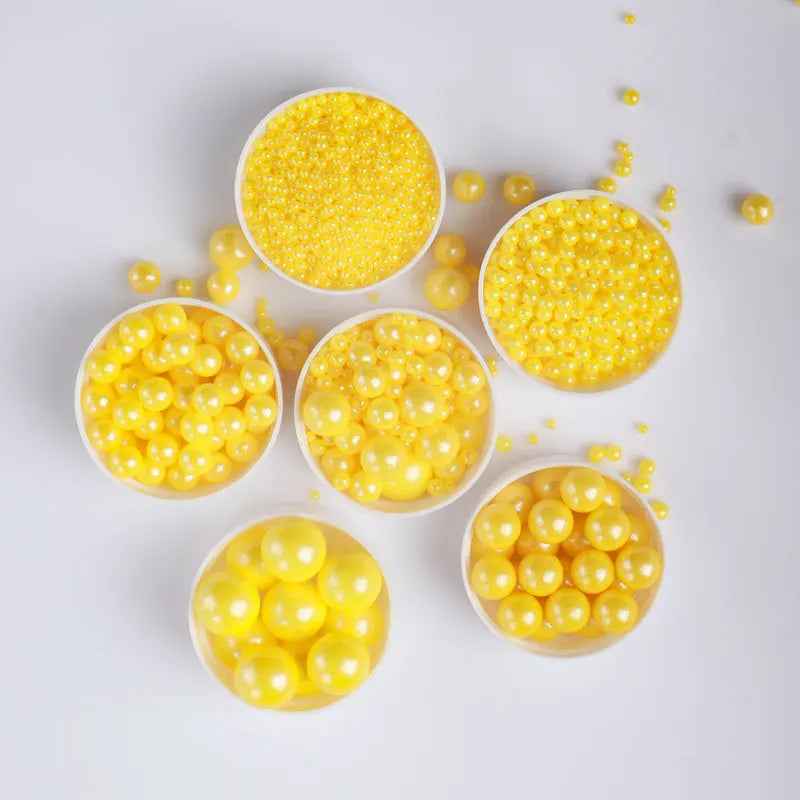 Perles Comestibles Jaune Pour Gâteau raffiné