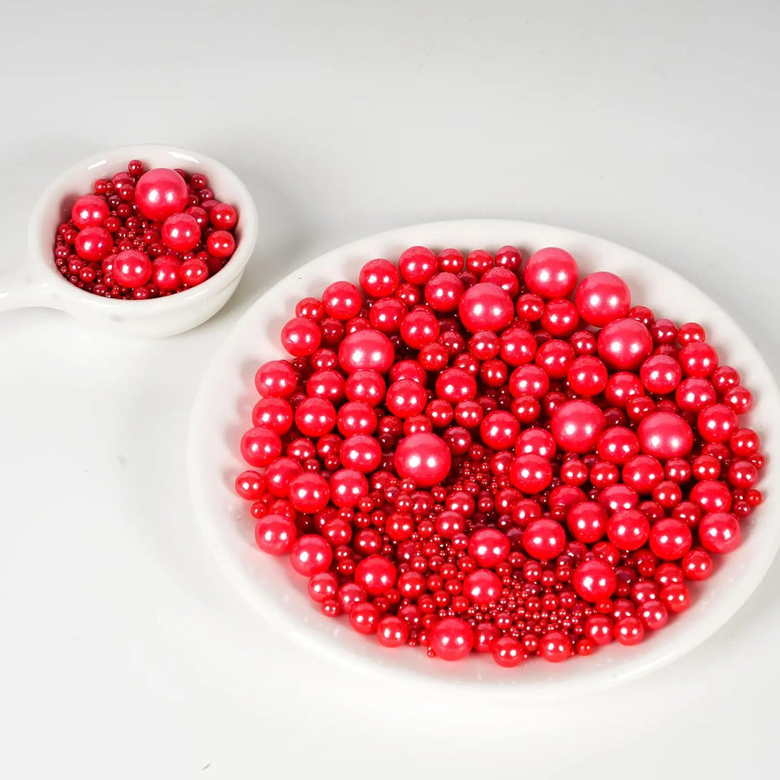 Perles Déco Gâteau Comestibles Rouges Sang