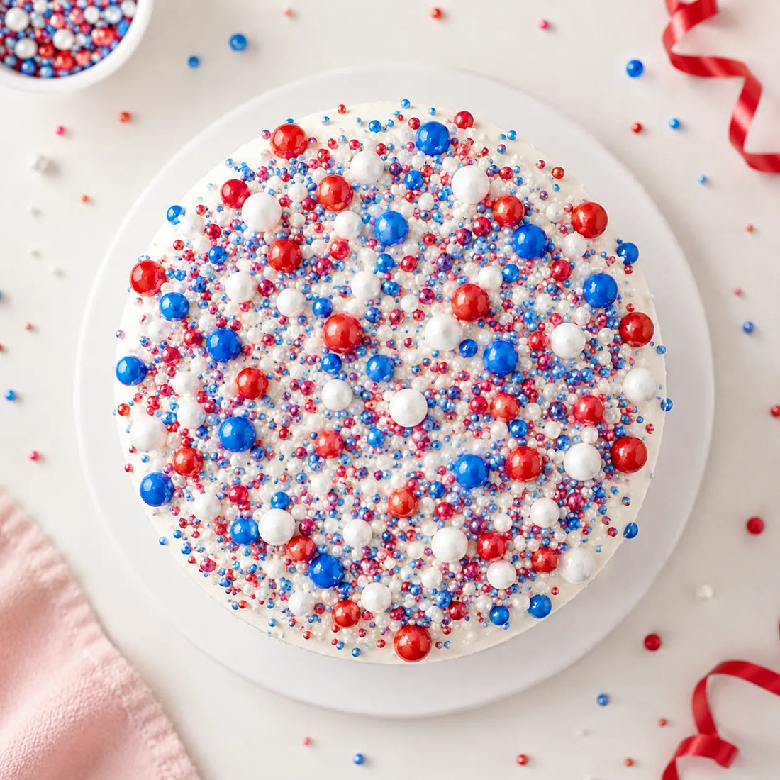 Perles Décoratives Comestibles Gâteau Festive