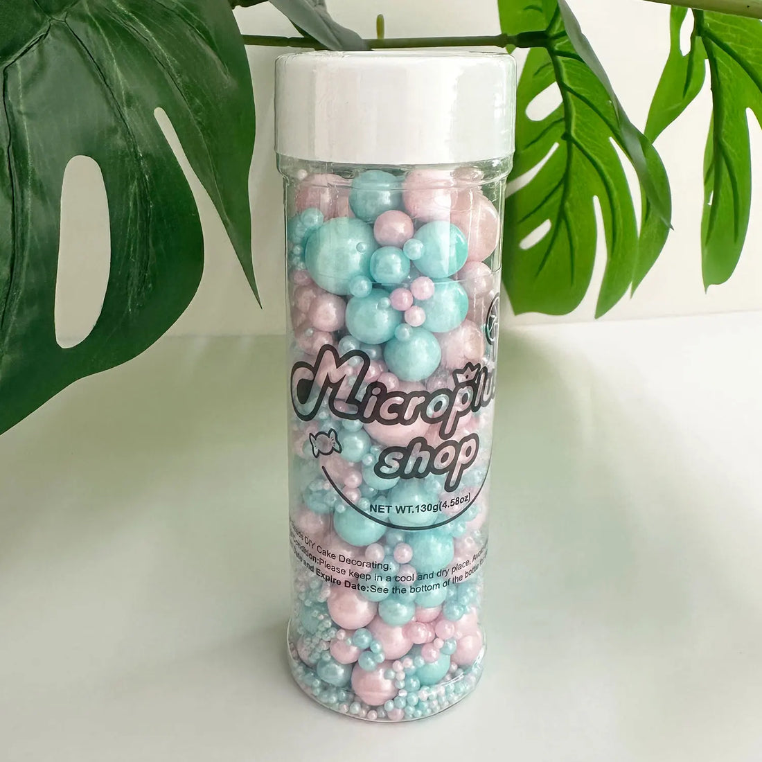 Perles Gâteau Roses et Bleues Sophistiqué