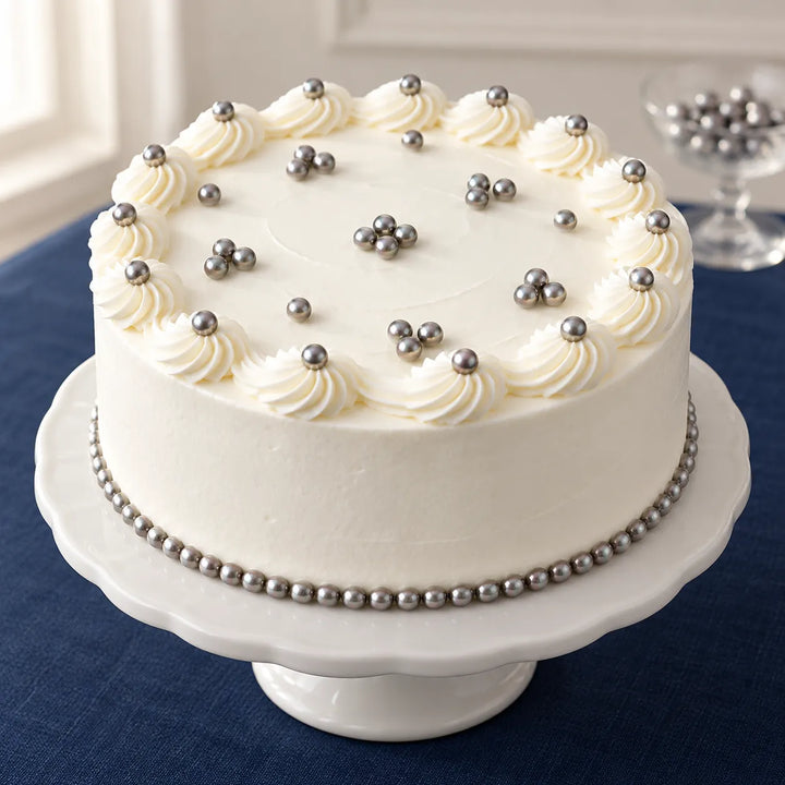 Perles Grises Comestibles Pour Gâteau Croquant