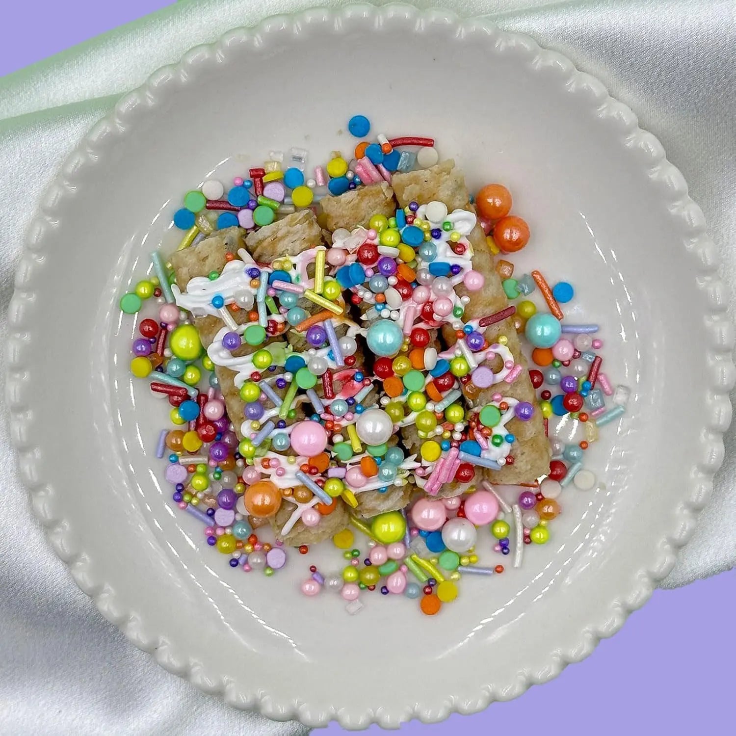 Perles et Vermicelles Multicolores pour Gâteau Fraîche