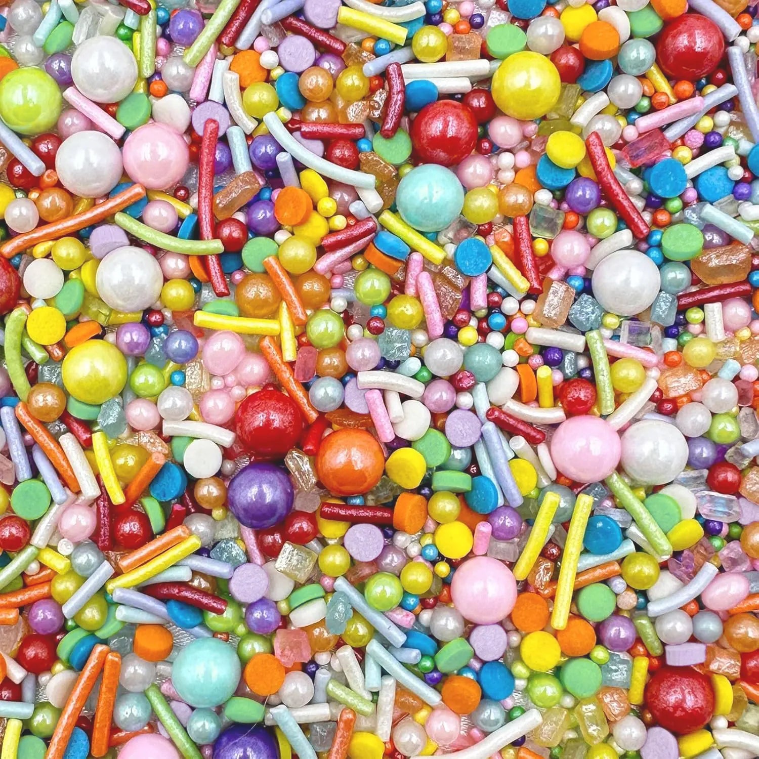Perles et Vermicelles Multicolores pour Gâteau Moderne