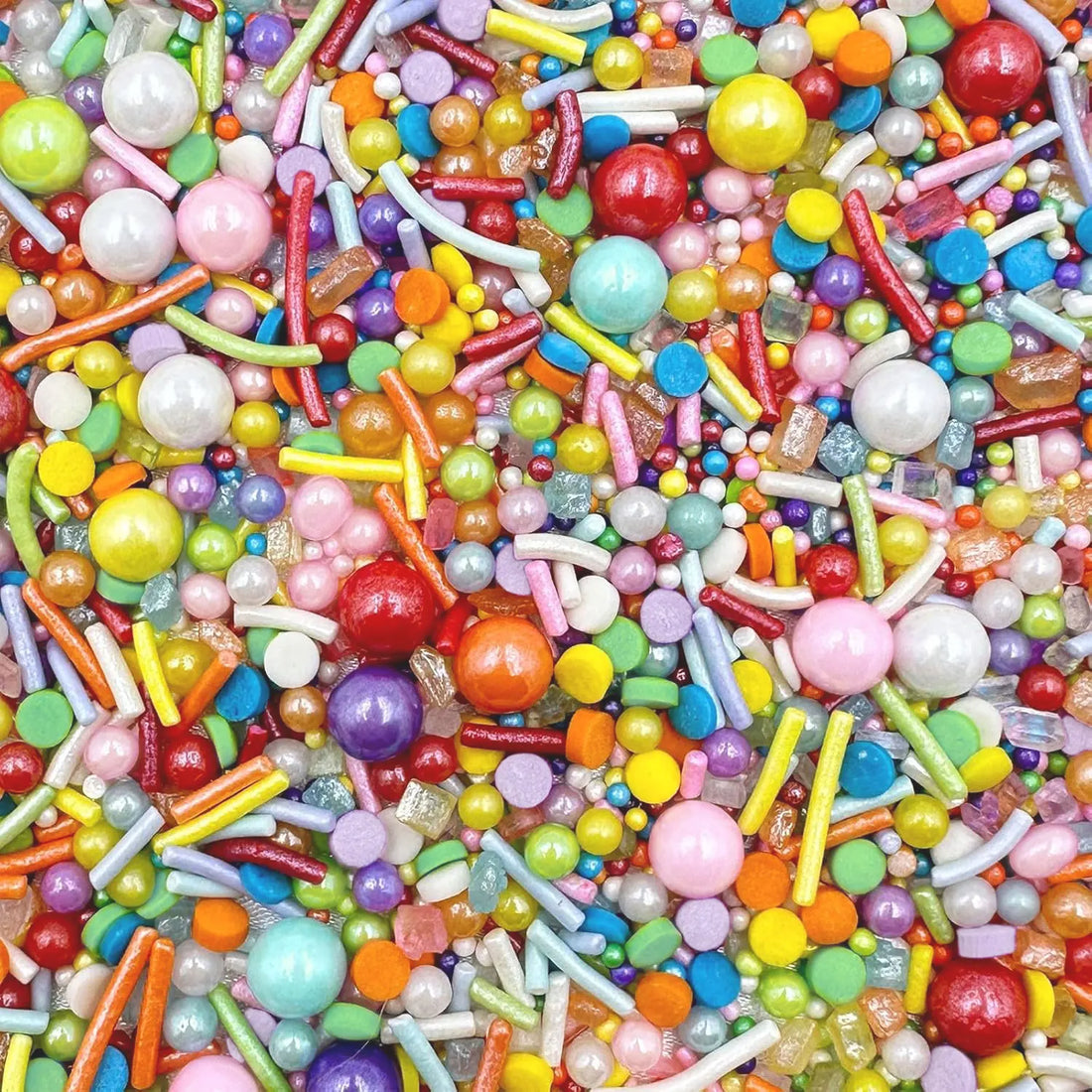 Perles et Vermicelles Multicolores pour Gâteau Moderne