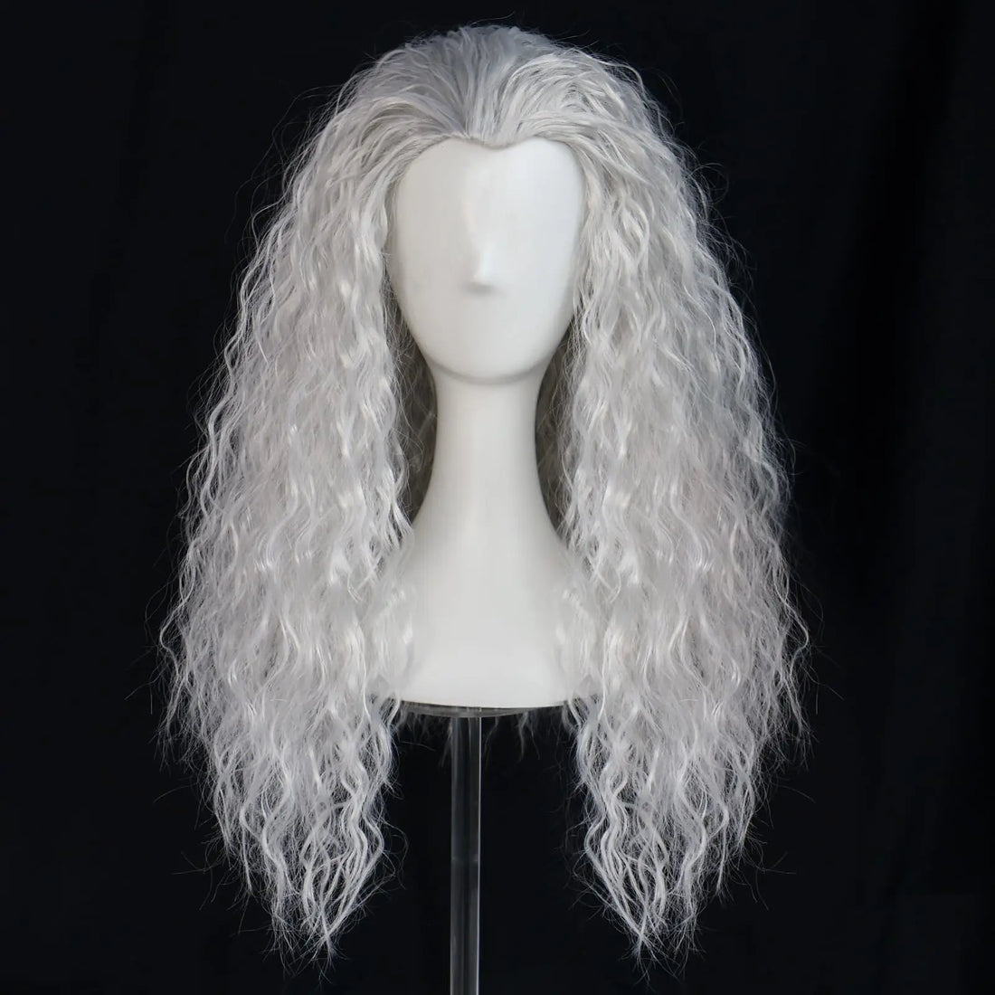 Perruque Blanche Sorcière Halloween maléfique