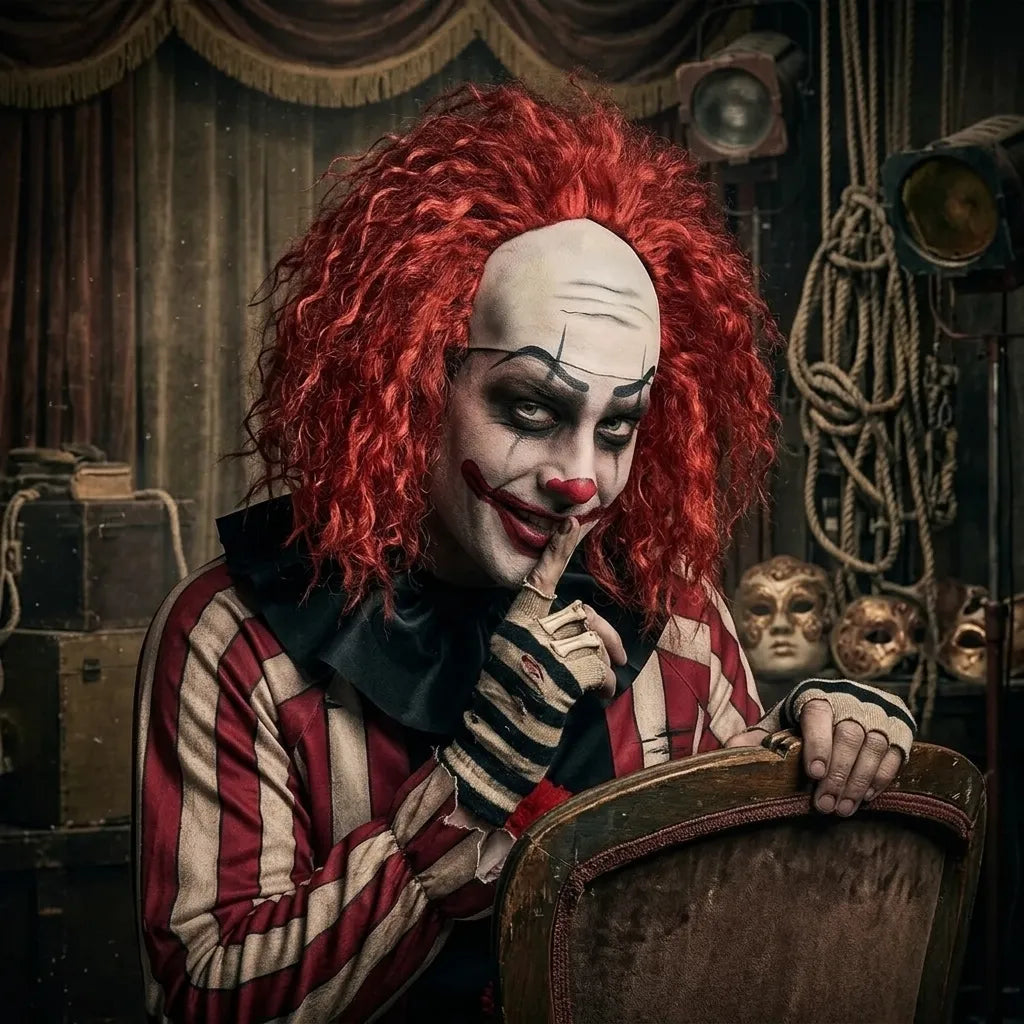 Perruque Clown Halloween Original