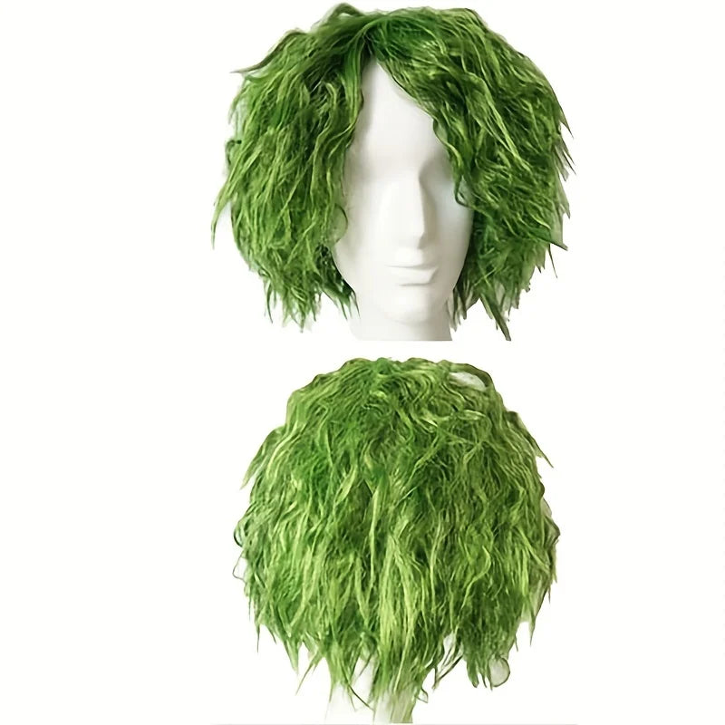 Perruque Courte Verte Halloween chic